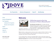 Tablet Screenshot of dovebusinessassociates.com